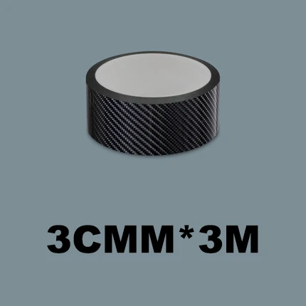 3CM Black Автомобильные наклейки Защита для автомобильной двери прозрачная углеродная пайка многофункциональная Противоударная лента Резиновое уплотнение авто стиль аксессуары - Цвет: 3CM Black