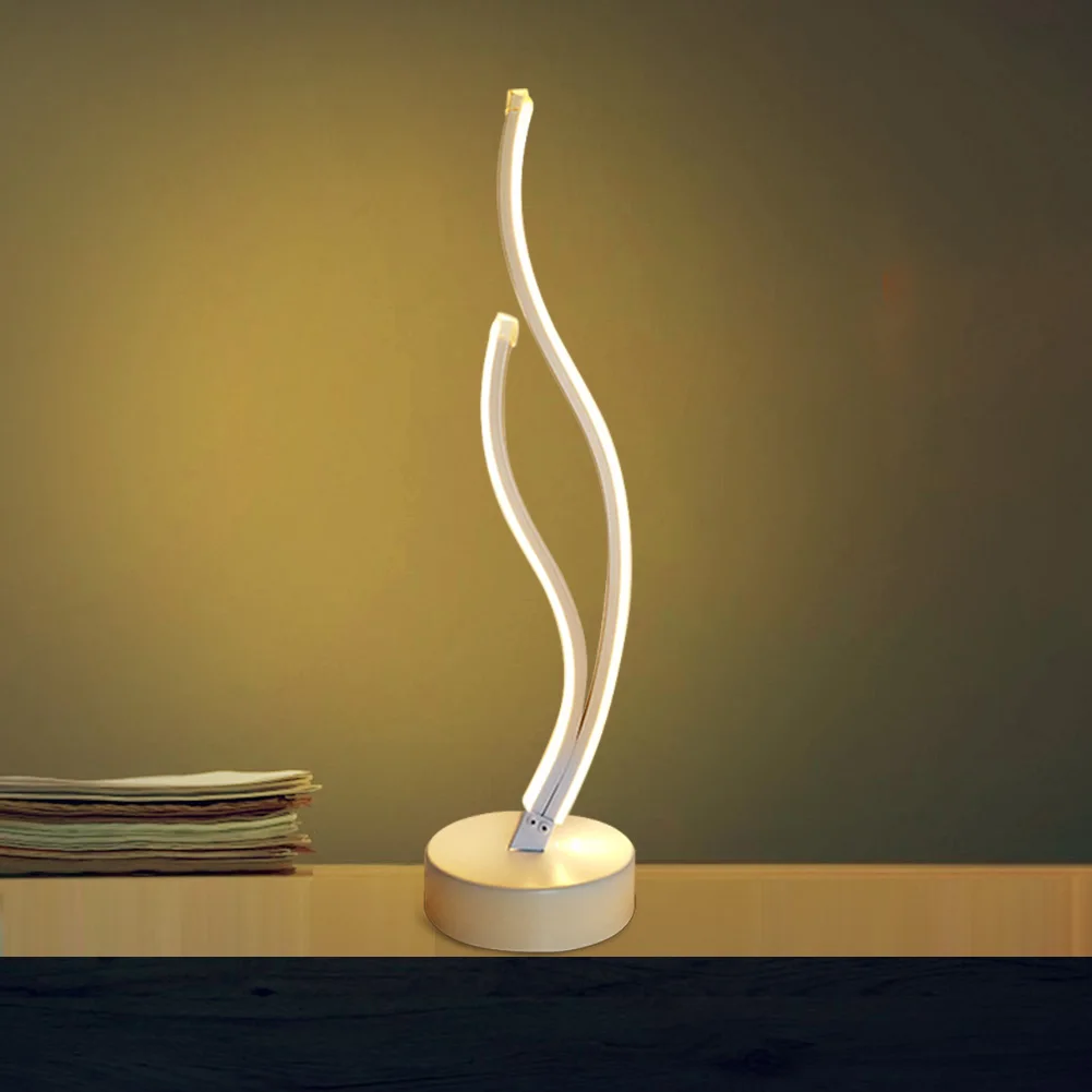 

Modern Minimalist LED Table Lamp For Bedroom Bedside Acrylic Desk Lamp Reading Light Night Light Home Lighting EU Plug