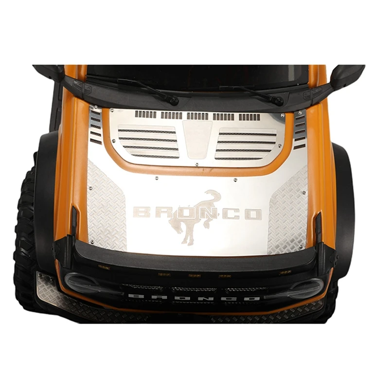 Металлическая крышка двигателя защита капота декоративный лист для TRAXXAS TRX4 Bronco