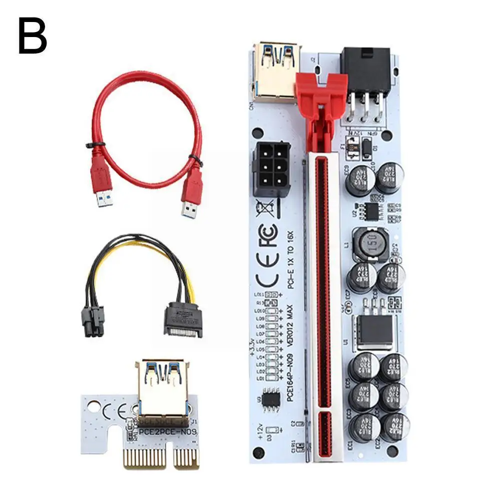 

Riser Ver012 Usb 3.0 Pci-e Riser Ver012max Cable Riser For Video Card X16 Extender Pci-e Riser Card For Mining S2i0