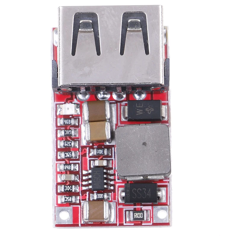 Понижающее зарядное устройство DC 12 В/24 В до 5 3A 6 24 с выходом Mini USB Регулируемый