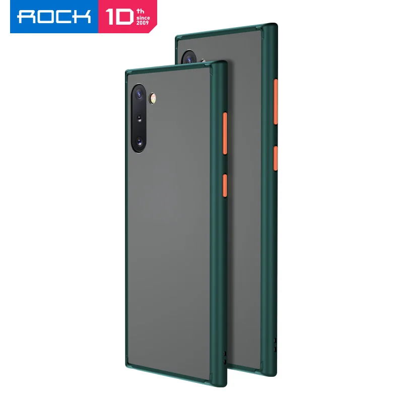 Green ROCK чехол для телефона samsung Galaxy Note 10 Plus Coque мягкий силиконовый ударопрочный бампер задняя крышка Note10 10+ X Роскошные Fundas - Цвет: Green
