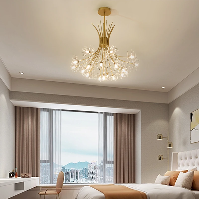 Nordic Tree Branch LED Chandelier Stylish Decorative Firefly Hanging Lamp Home Decor Living Room Bedroom Lustre Suspension | Лампы и