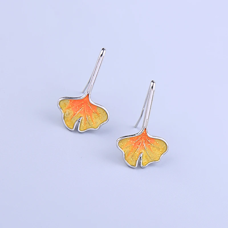 В виде капель с кристаллами в форме Для женщин зеленый/желтая эмалированная