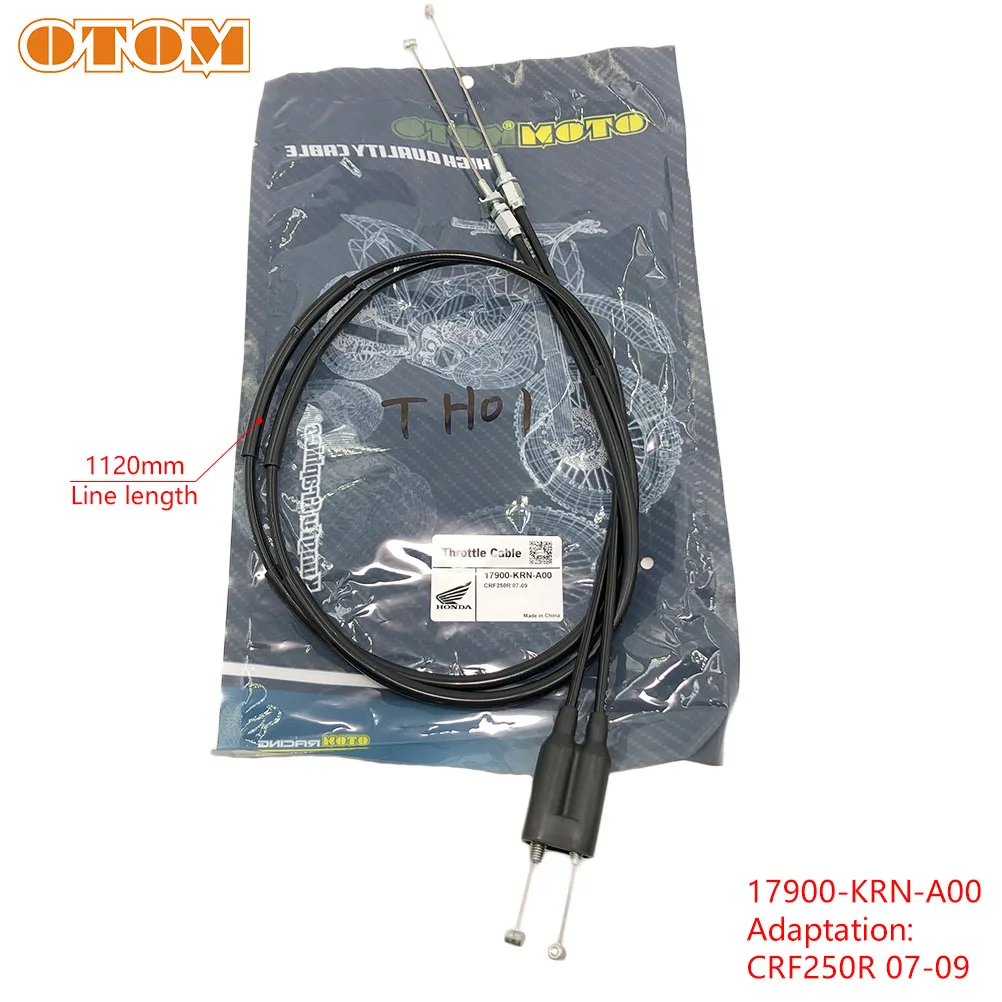 

OTOM аксессуары для мотоциклов, трос дроссельной заслонки, провод для HONDA CRF CRF250R X CRF450R CRF450RX, скрученные трубчатые кабели для велосипеда-внедорожника