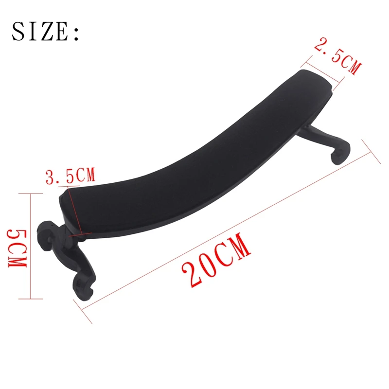 

3/4-4/4 Universal Violin Shoulder Rest Pad Adjustable Qintoo Comfortable and Beautiful Plastic Shoulder Violin Accessories