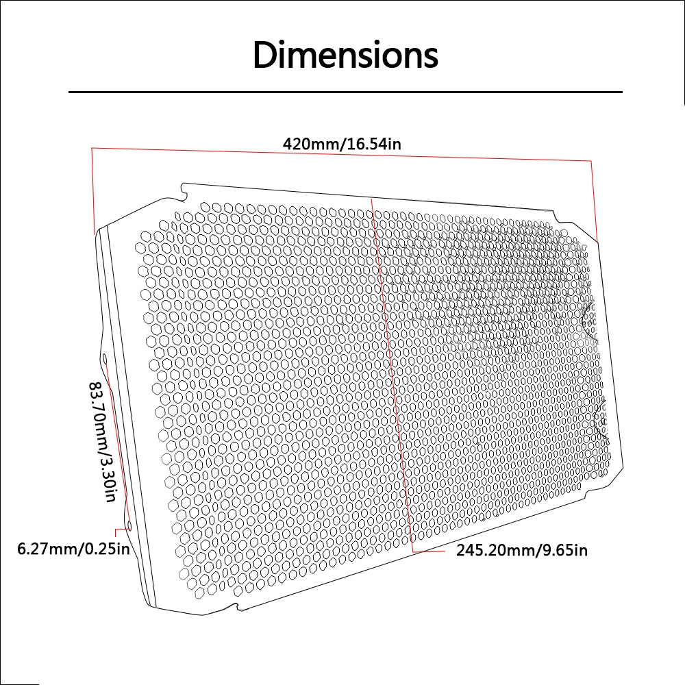 Алюминиевый защитный кожух для радиатора Montorcycle YAMAHA Tracer 900 2018 Yamaha GT 2019 / GT|Накладки