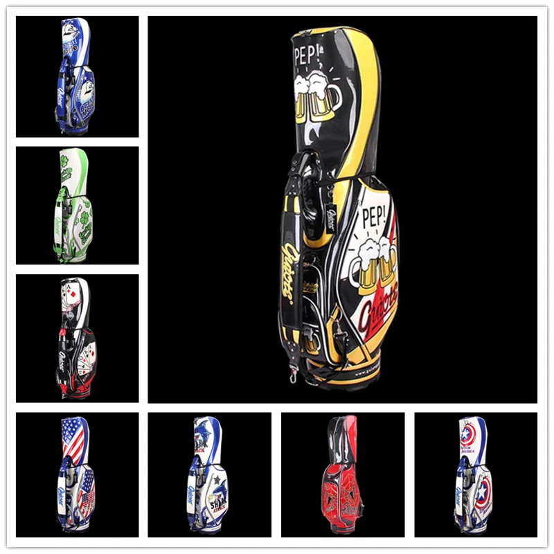 2019 стандартная сумка для гольфа сумки карт с дождевыми капюшонами искусственная