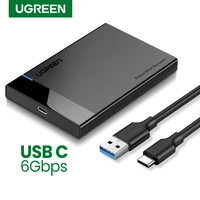 ugreen hdd case 2 5 sata to usb 3 0 adapter hard drive enclosure for ssd disk hdd box type c 3 1 case hd external hdd enclosure