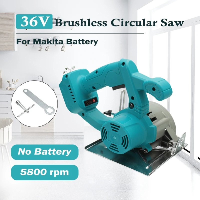 36V Brushless Circular Saw Power Tools For Wood Circular Saw High Power And Cutting Machine Saw Blades 110mm Blade