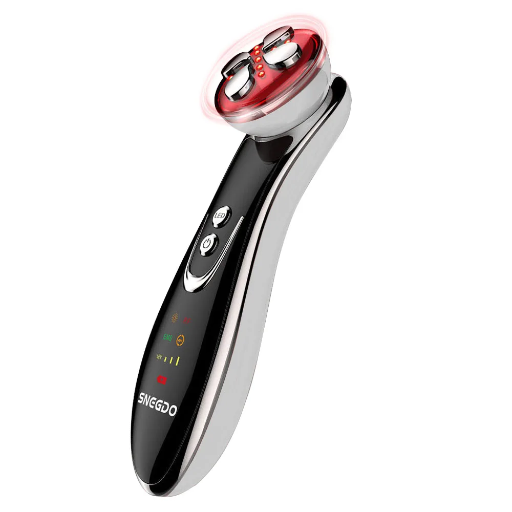 

5 LED Photon EMS Radio Frequency RF Facial Massager Face Beauty Pen Skin Rejuvenation Face Lifting Skin Tightening Anti Aging