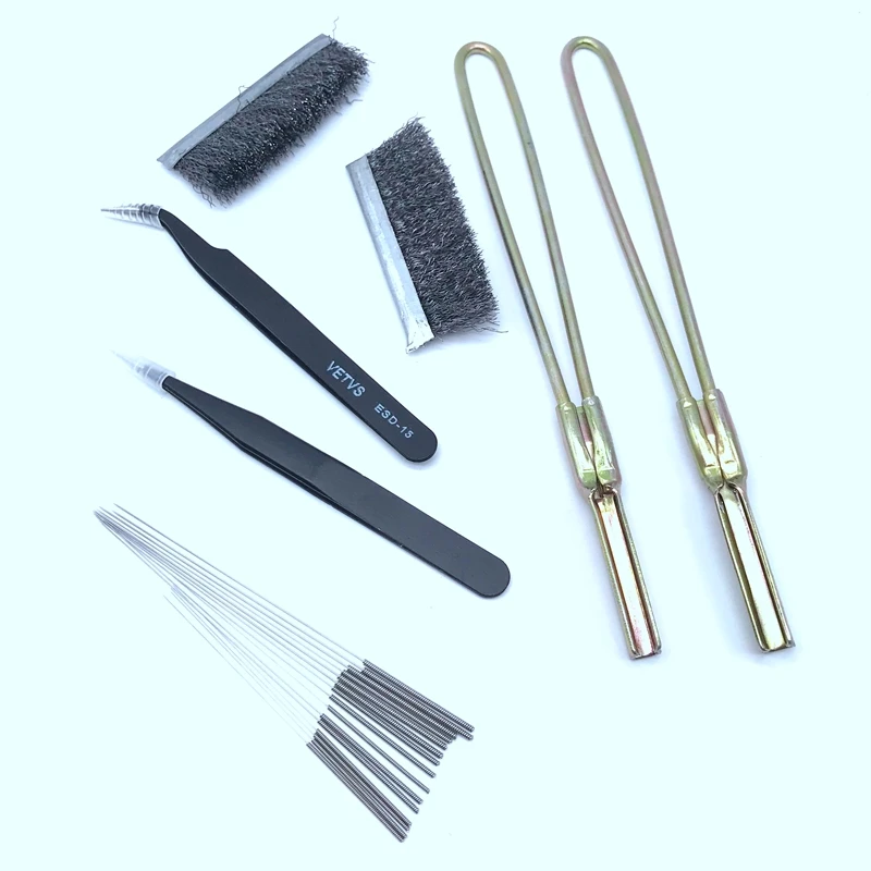 3D Printer Nozzle Cleaning Copper Wire Clearing Brush Tool Handle Hot Bed | Компьютеры и офис