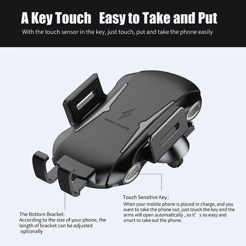 qi wireless charger car phone holder for samsung galaxy s21 s21 ultra s20 fe s20 note 20 5g fast charging pad case accessory free global shipping