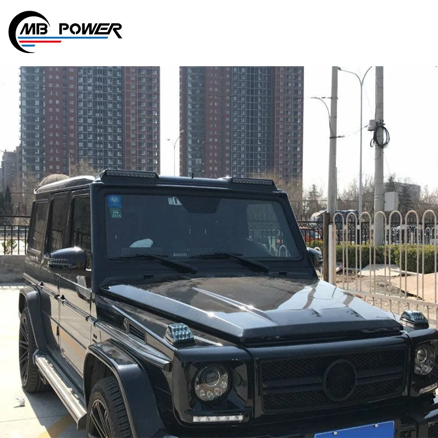 

G class w463 G63 B style carbon finber light bar for w463 G63 G65 G500 G400 G350 carbon finber roof spoiler 2019 new style