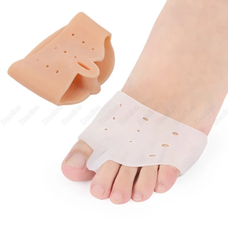 

Silicone Forefoot Pads for Bunion Big Toe Separator Hallux Valgus Corrector Pad Feet Care Pain Relief Cushion Gel Foot Insoles