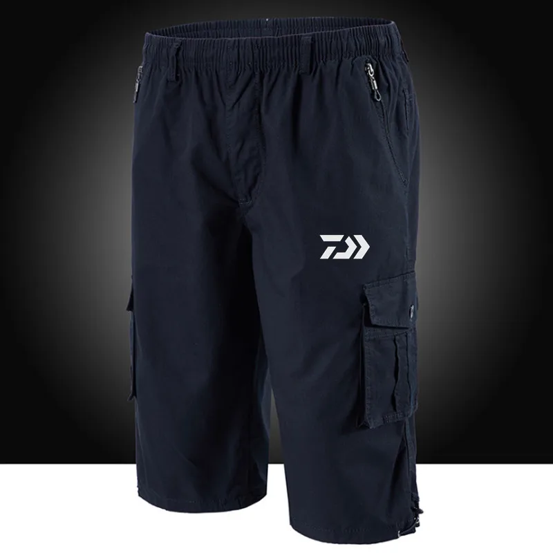 Summer Fishing Shorts Daiwa Clothes Men Outdoor Sport Cropped Trousers Breathable Nython Quick Dry Cycling | Спорт и развлечения