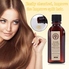 60 мл мощное средство для ухода за волосами марокканское чистое аргановое масло для восстановления волос жидкое масло для сухих волос уход за волосами сыворотка с эфирным маслом