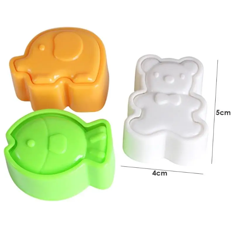 3 шт. суши форма для рисовых шариков ребенок личность интересный увеличение