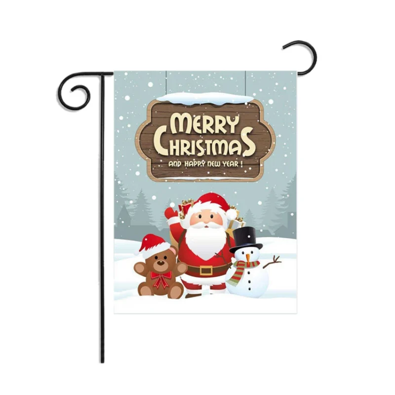 Рождественская серия Садовый флаг наружная декоративная подвесная зимняя