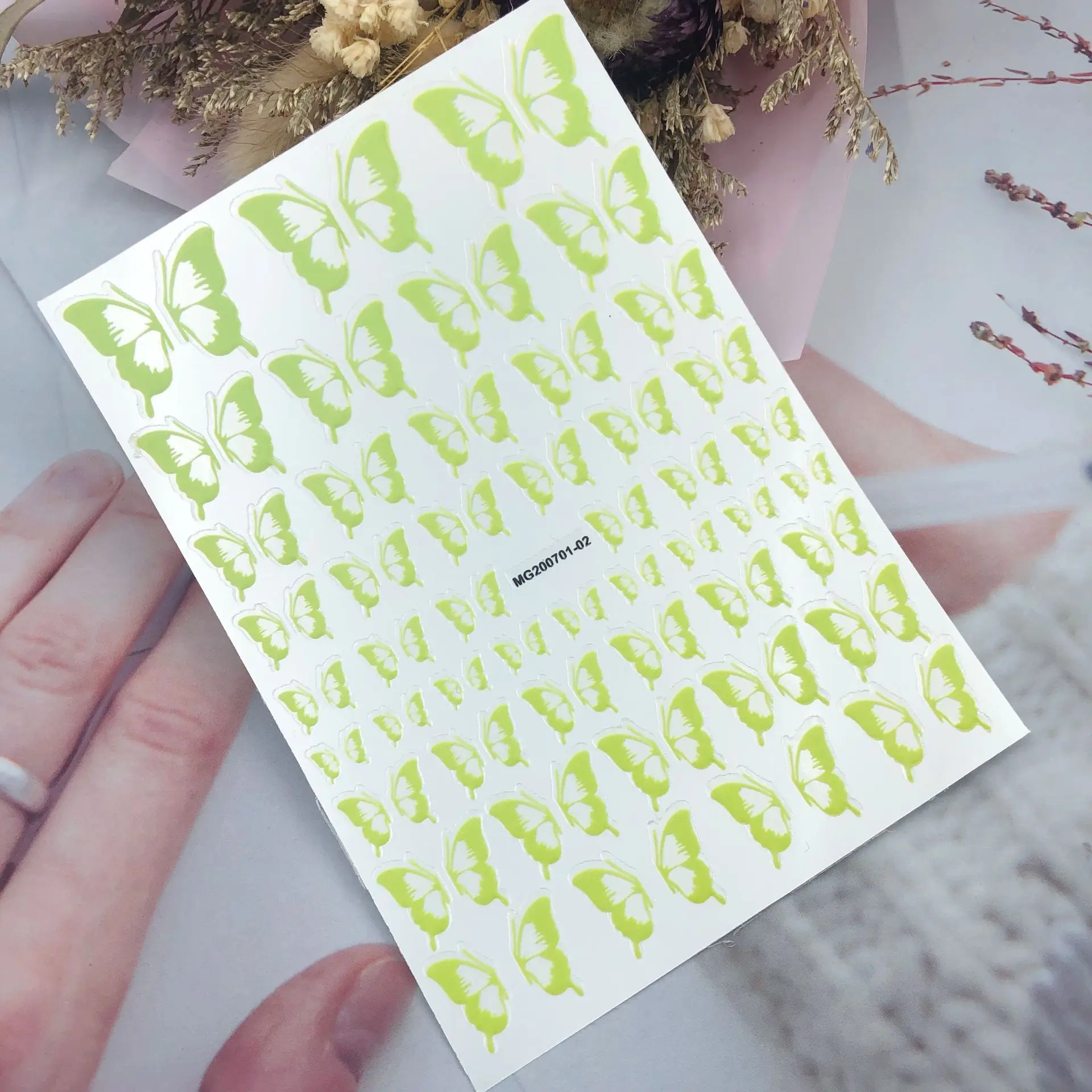 Стильные 3d наклейки для ногтей в японском стиле сделай сам Лидер продаж тонкие