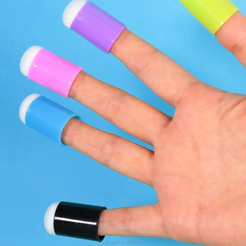 12 шт./компл. творческая губка для пальцев маленьких детей Инструменты рисования