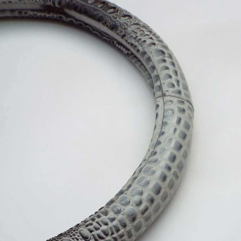 Универсальный чехол на руль из искусственной кожи с рисунком под кожу крокодила