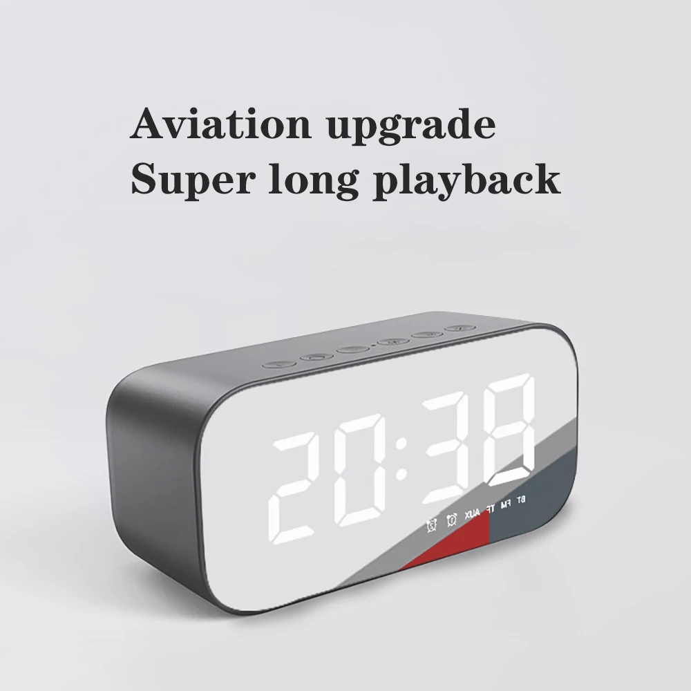 

Bluetooth speaker multifunctional clock alarm