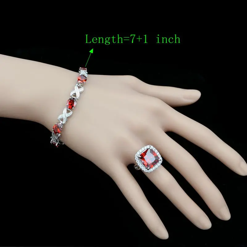 Комплект из колье и серёг серебра 925 пробы | Украшения аксессуары