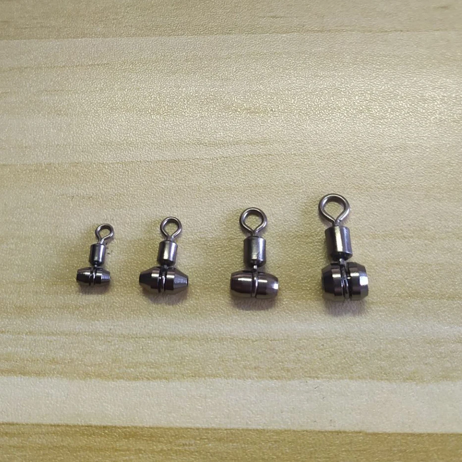 10/20 шт. новые Вертлюги для рыбалки 3 ходовой Вертлюг S/M/L/XL рыболовный соединитель