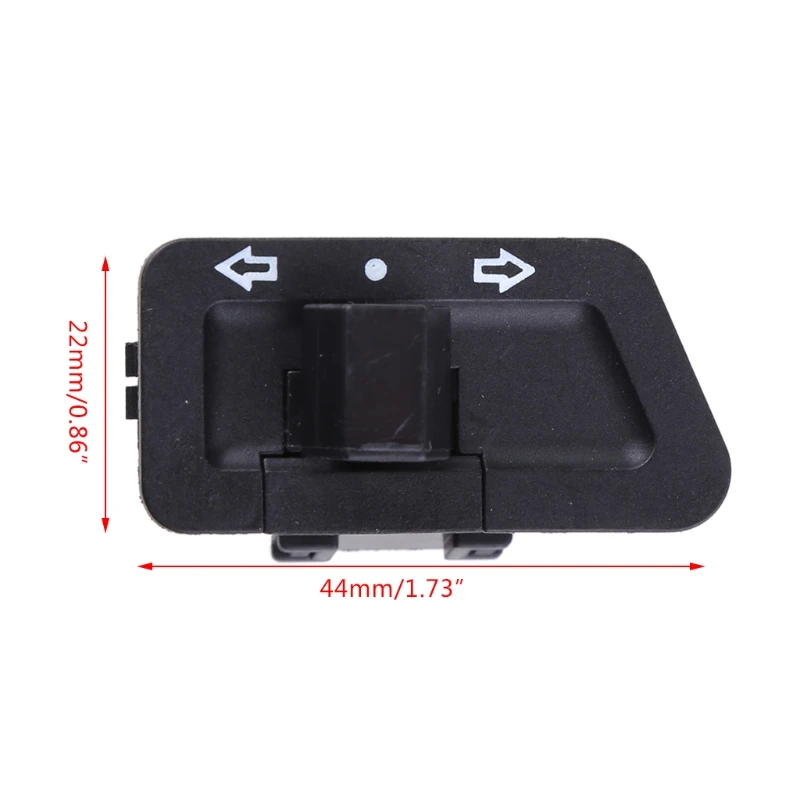

X7AE 3-pin Turn Signal Switch Button for Scooter Moped Go-Kart