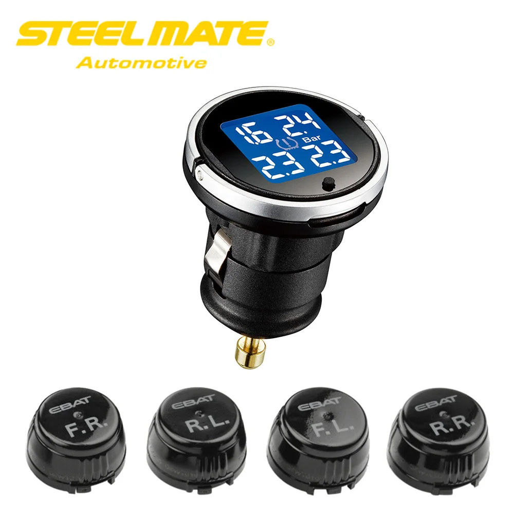 Беспроводная система контроля давления в шинах Steelmate модель EBAT ET 710AE 4 сенсорный