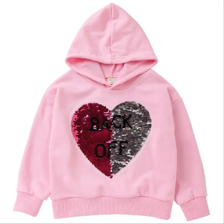 MF8626 pink Одежда для малышей; модные толстовки для девочек; детские толстовки с капюшоном для девочек; свитер с длинными рукавами для подростков; Осенняя футболка для мальчиков - Цвет: MF8626 pink