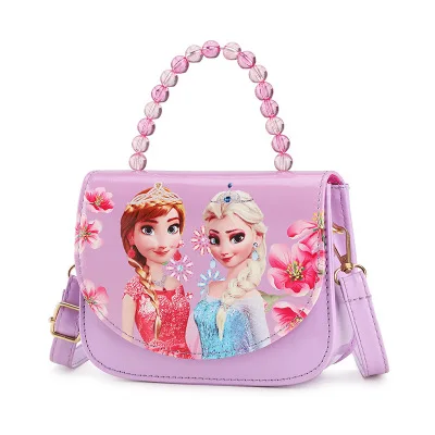 Disney princess/Детская сумка на плечо для девочек, сумка-мессенджер, новинка года, Холодное сердце Эльза и Анна, сумка на плечо для маленьких девочек, сумки с морозами - Цвет: B