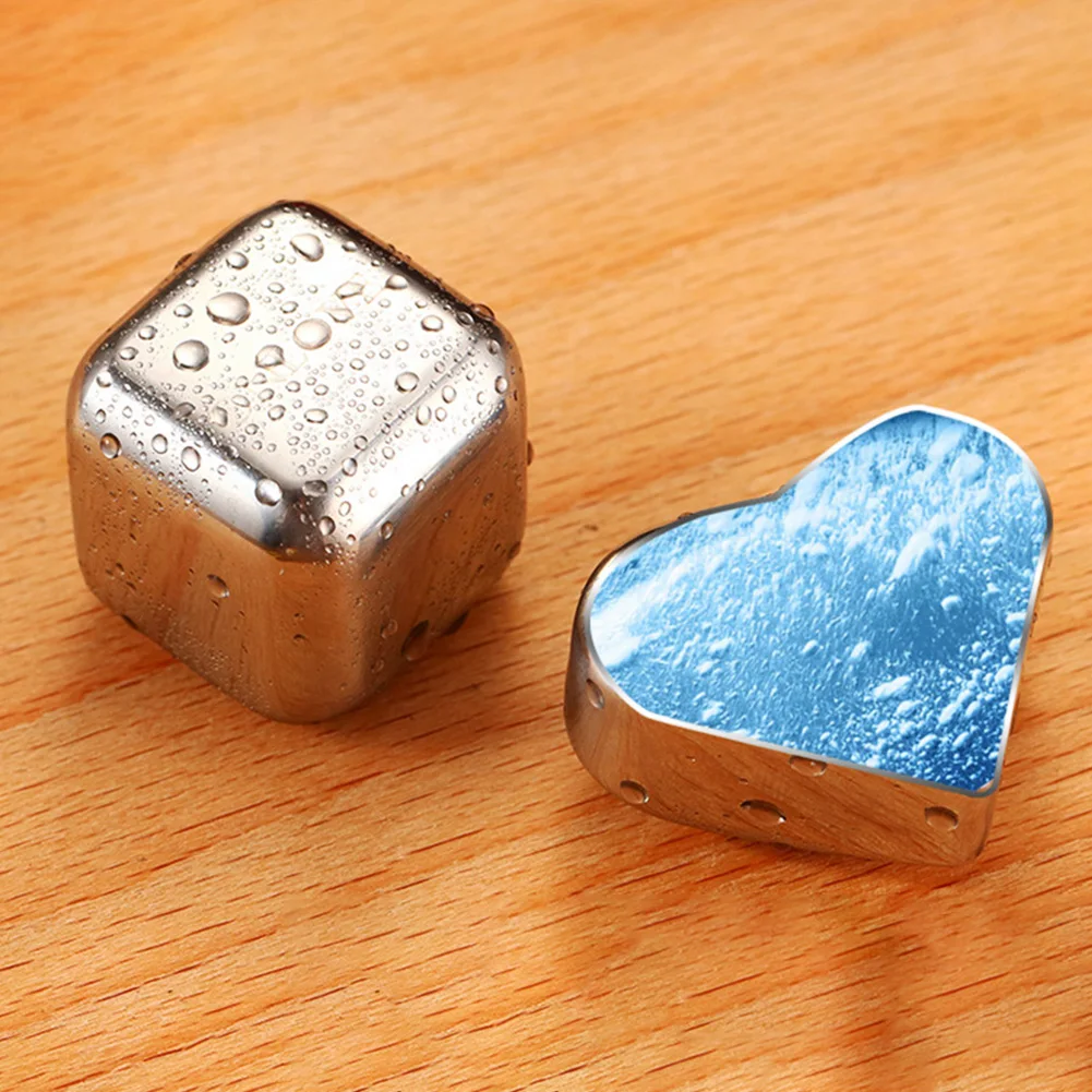 Кубики из нержавеющей стали для охлаждения виски 1 шт. | Дом и сад