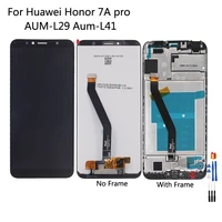 original lcd for huawei honor 7a pro lcd display touch screen aum l29 aum l41 repair parts for honor 7a pro aum l33 screen
