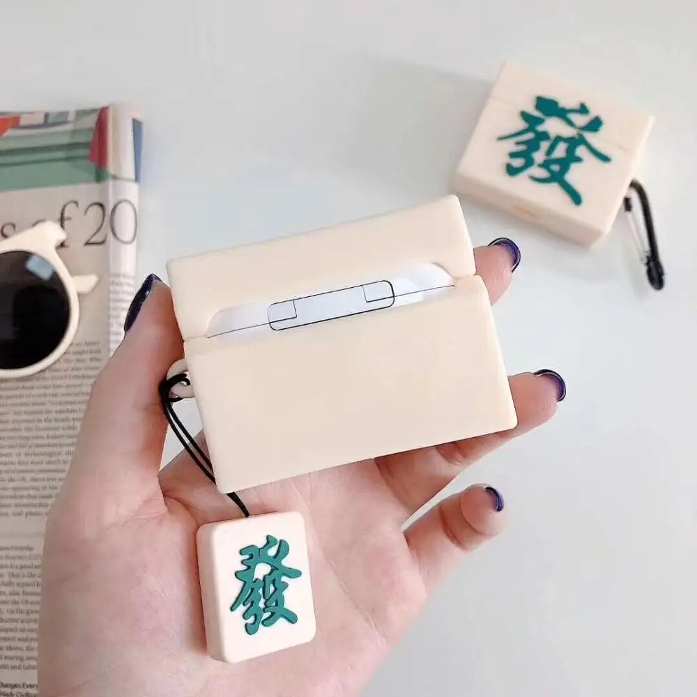Чехол для наушников Pupular в китайском стиле маджонг креативный дизайн Airpods 3 чехол