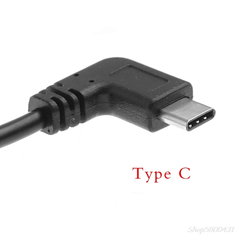 USB 3 1 Тип C правый угол папа к Micro 2 0 B прямой Женский адаптер кабель O16 20 Прямая