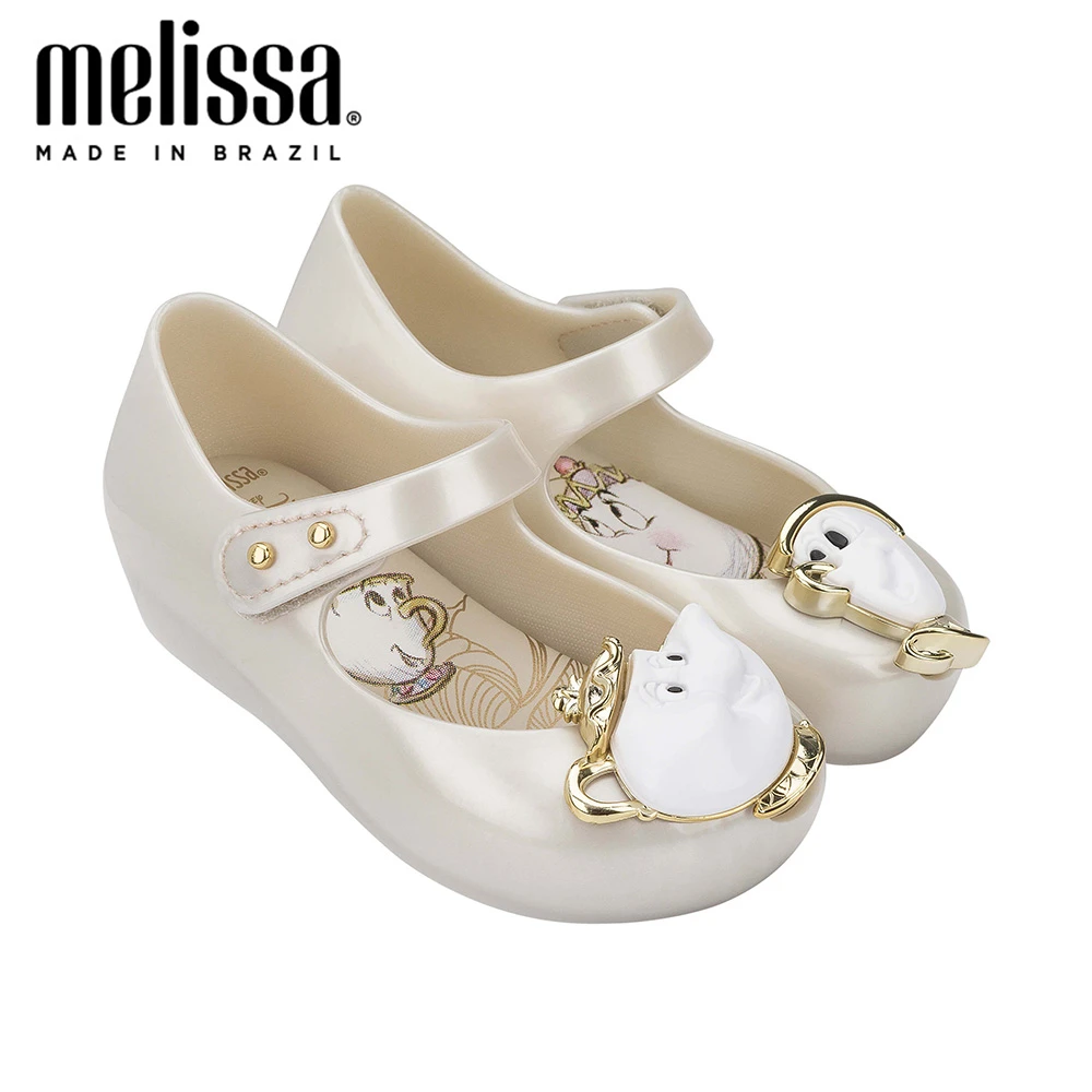 Мини обувь Melissa Ultragirl + красивая и чудовище желейные туфли для девочек сандалии 2020