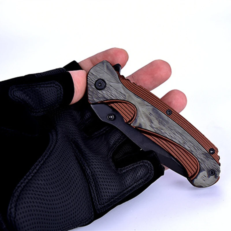 7 8 &quotножи 60HRC высокой твердости самообороны складной нож 7CR17MOV лезвие