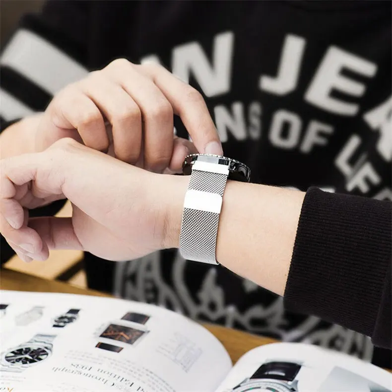 Galaxy watch 46 мм для samsung active 2 42 мм S2 S4 gear S3 frontie hauwei часы gt amazfit ремешок Bip 20 мм 22 мм браслет ремешок для часов