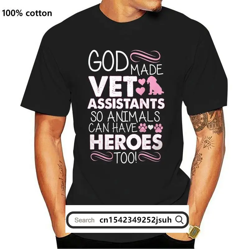 

New Men T Shirt Vet Assistant Veterinary Assistant Gift Women T-Shirt