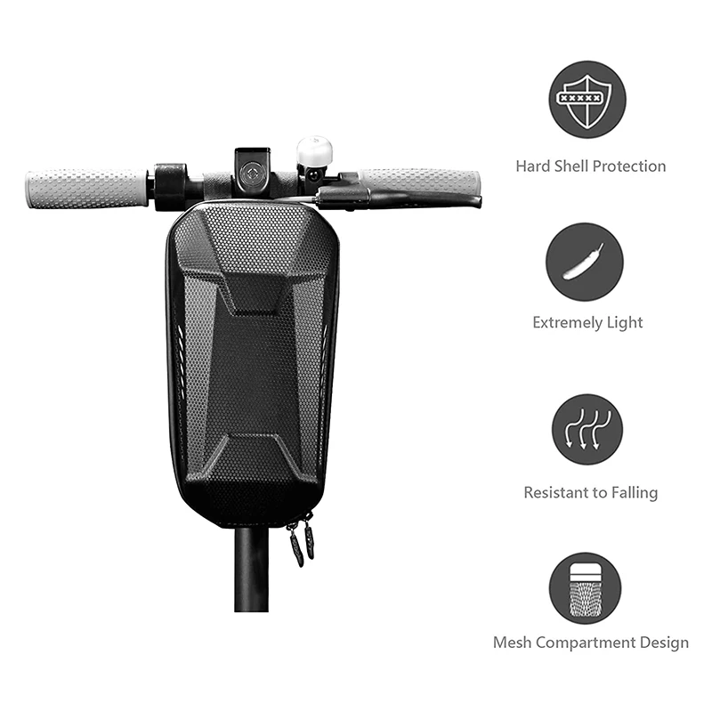 

Mootoro Electric Scooter Front Bag Waterproof EVA Hard Shell Bags Reflective Handlebar Hanging Storage Bag