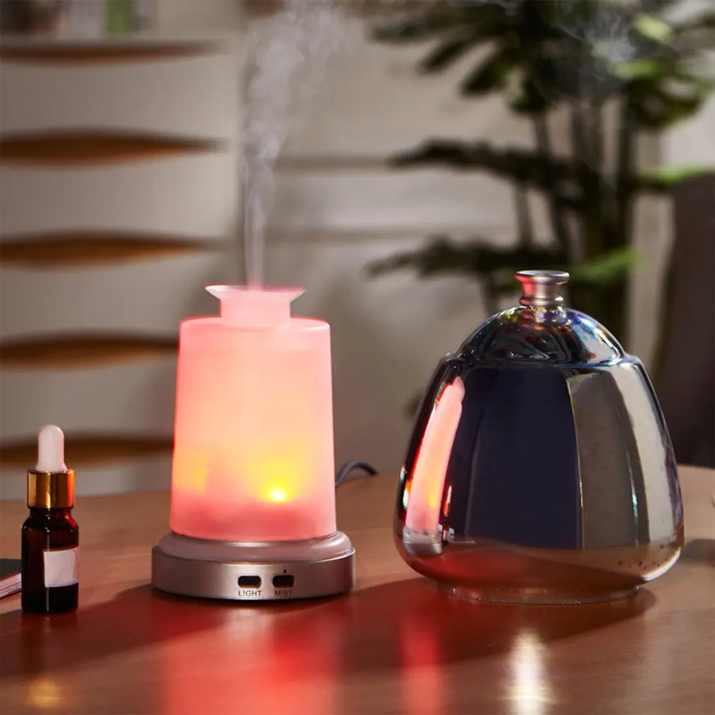

Aroma Diffuser Humidifier 120ml Colorful Creative Firework Glass Ultrasonic Essential Oil Aroma Lamp Humidifier