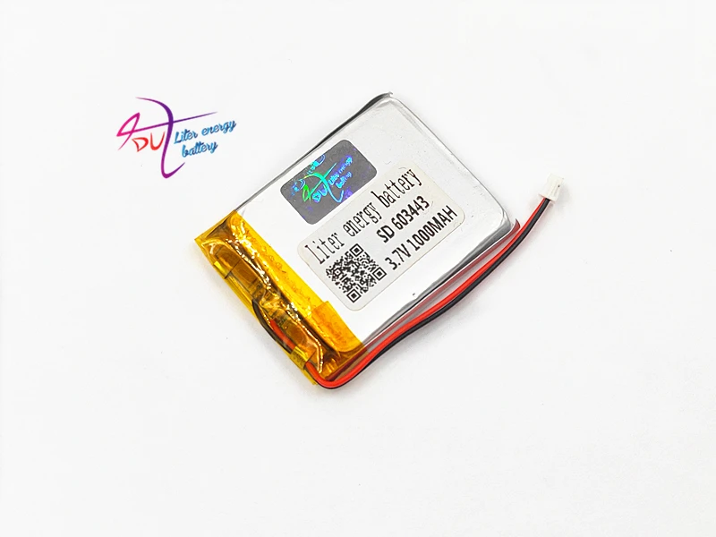 3 7 V 1000mAh Батарея с JST 1 5 мм 2pin разъем литий-полимерный Li-Po аккумуляторная батарея