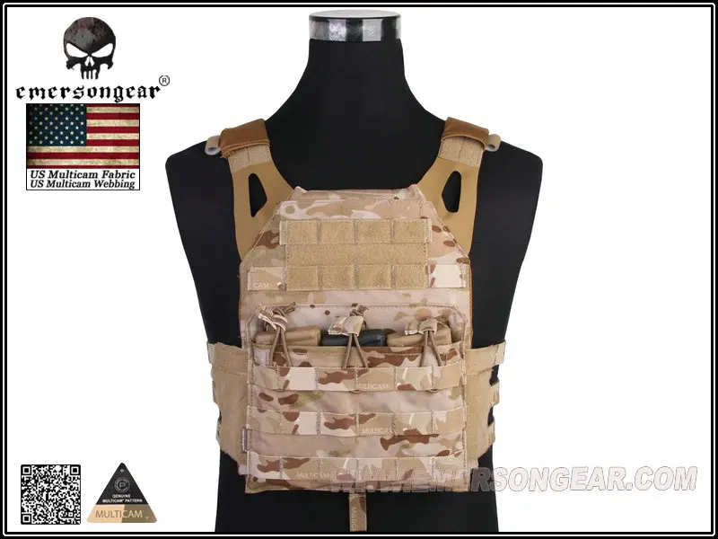 MCAD Emerson gear Emerson JPC тактический жилет бронежилет нейлон Molle защитная пластина Перевозчик военный страйкбол боевой CS Wargame gear - Цвет: MCAD