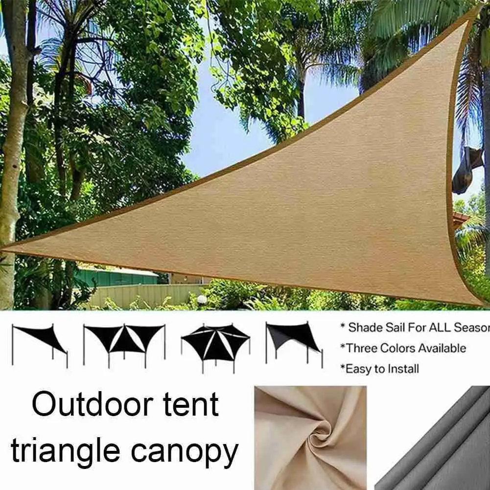Водонепроницаемый треугольный солнцезащитный козырек с УФ защитой навес для