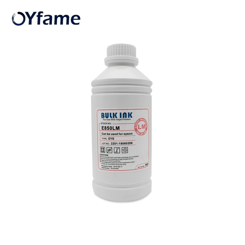 Краска OYfame 6 бутылок 1000 мл чернила для краски универсальные заправки hp canon brother