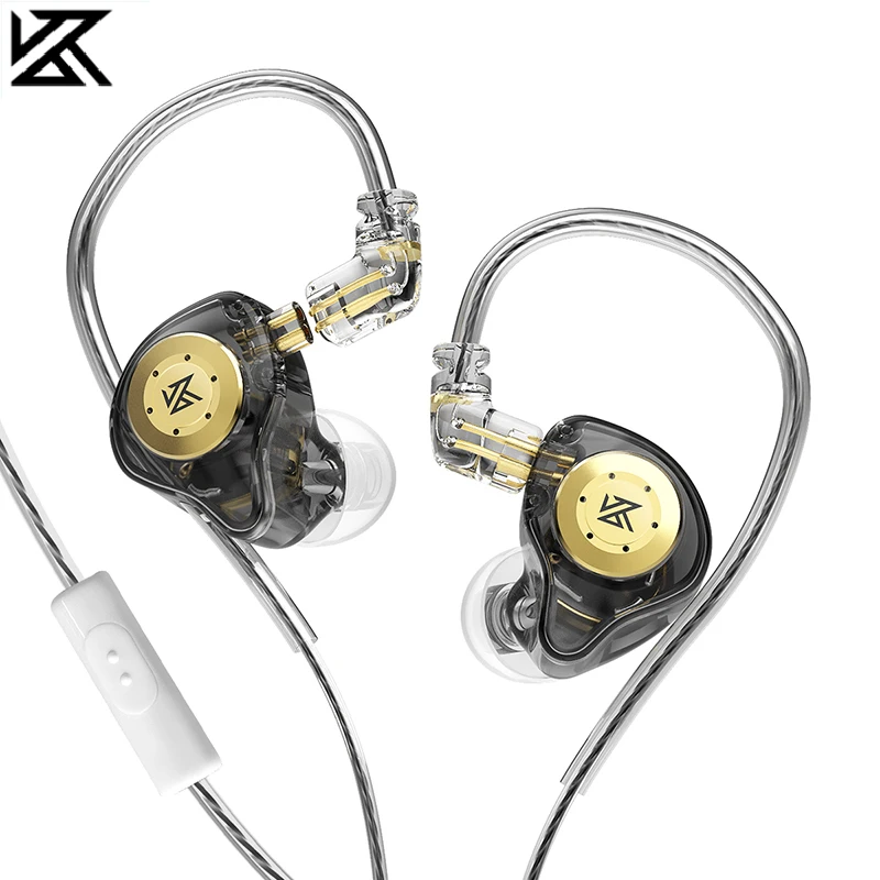 KZ EDX Pro Earphones Dynamic In Ear Monitor HiFi Wired Headphones Bass Stereo Game Music Earplugs Noice Cancelling Headset images - 6