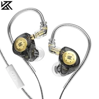 kz edx pro in ear earphone hifi dj monitor gaming noise cancelling headset for zs10 zsx zsn pro wired hanging ear gamer headset