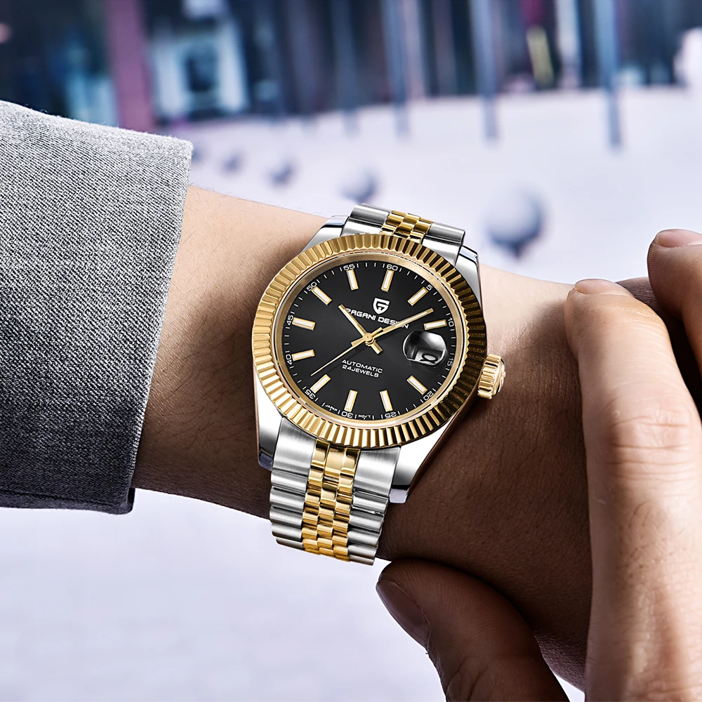 

PAGANI DESIGN Luxury Men Watch Stainless Steel Waterproof Mechanical Watch Fashion Sports Watch Men Automatic Watch relogio